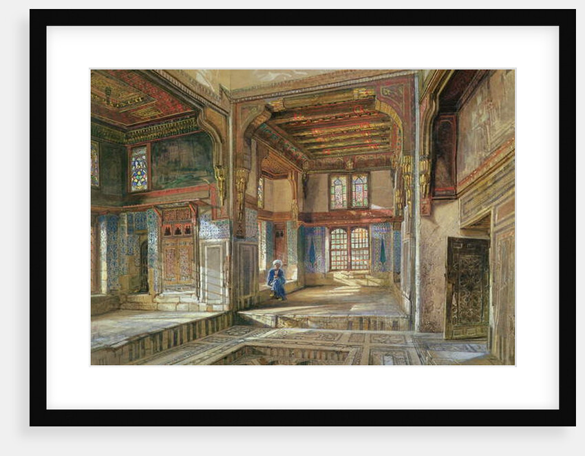 The House of Moufti Sheikh el Mahadi, Cairo, 1873 by Frank Dillon