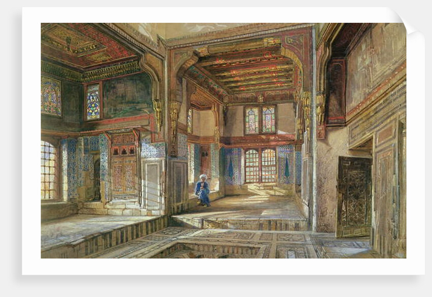 The House of Moufti Sheikh el Mahadi, Cairo, 1873 by Frank Dillon