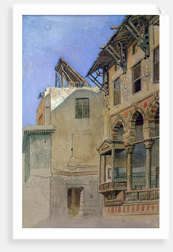 House of Memlook Radnau Bey, Cairo, 1870 by Frank Dillon