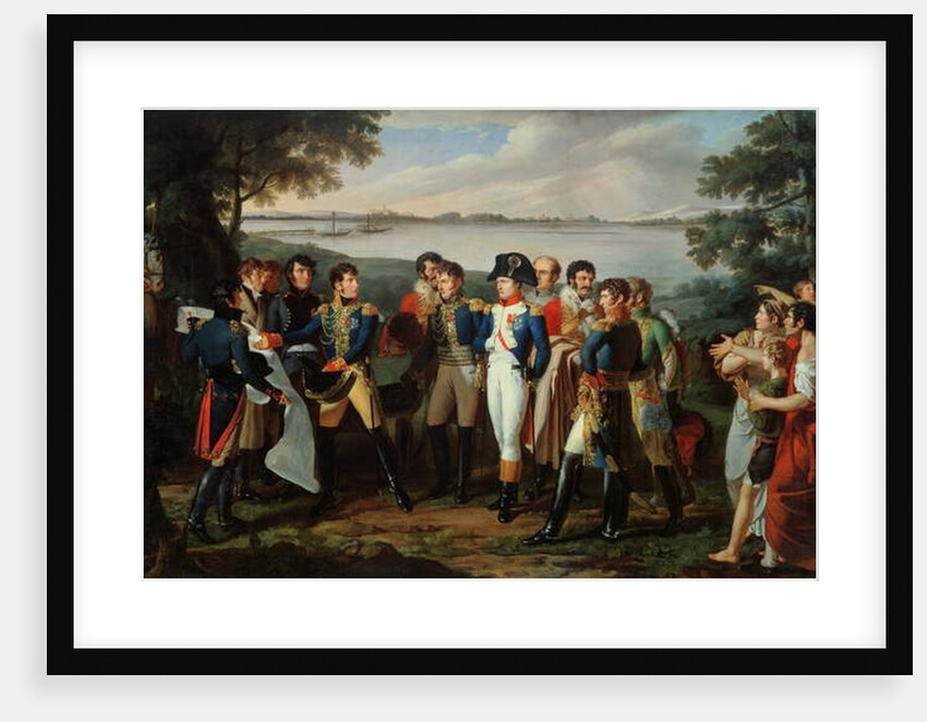 Napoleon Orders the River Danube to be Bridged at Ebersdorf in order to Reach the Island of Lobau on 19th May 1809 by Lodovico Venuti