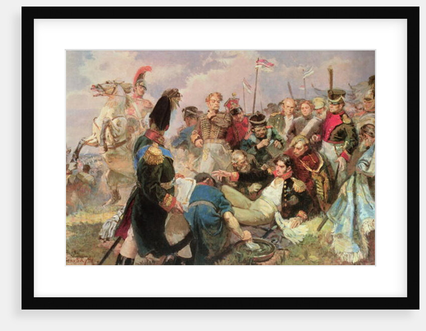 Battle of Borodino, 7th September 1812 by Russian School