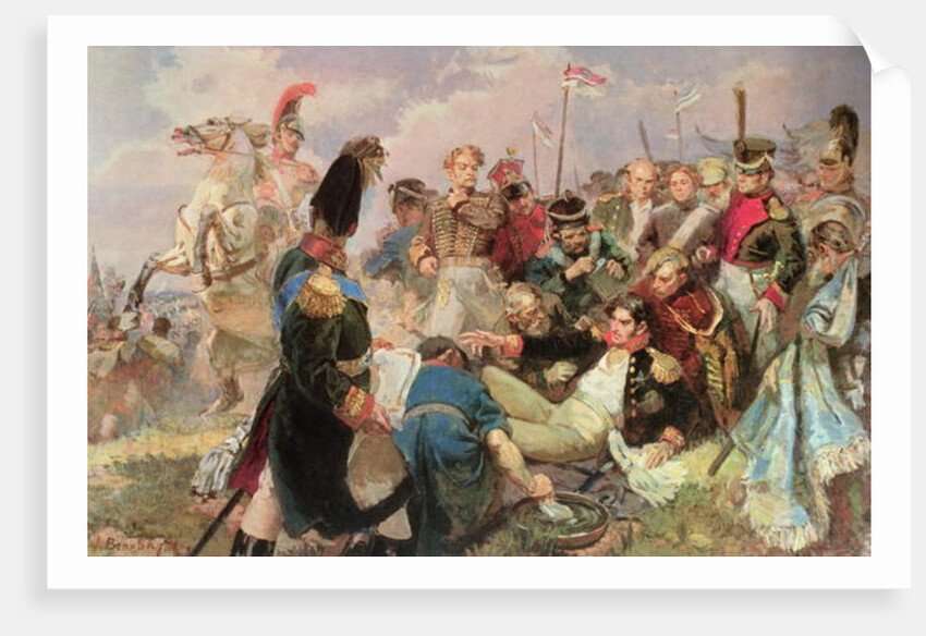 Battle of Borodino, 7th September 1812 by Russian School