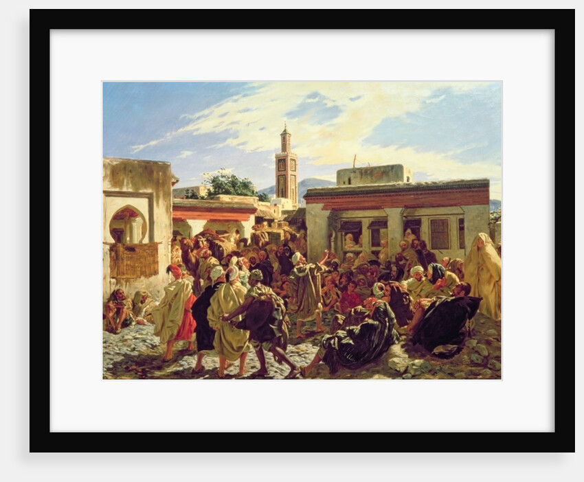 The Moroccan Storyteller, 1877 by Alfred Dehodencq