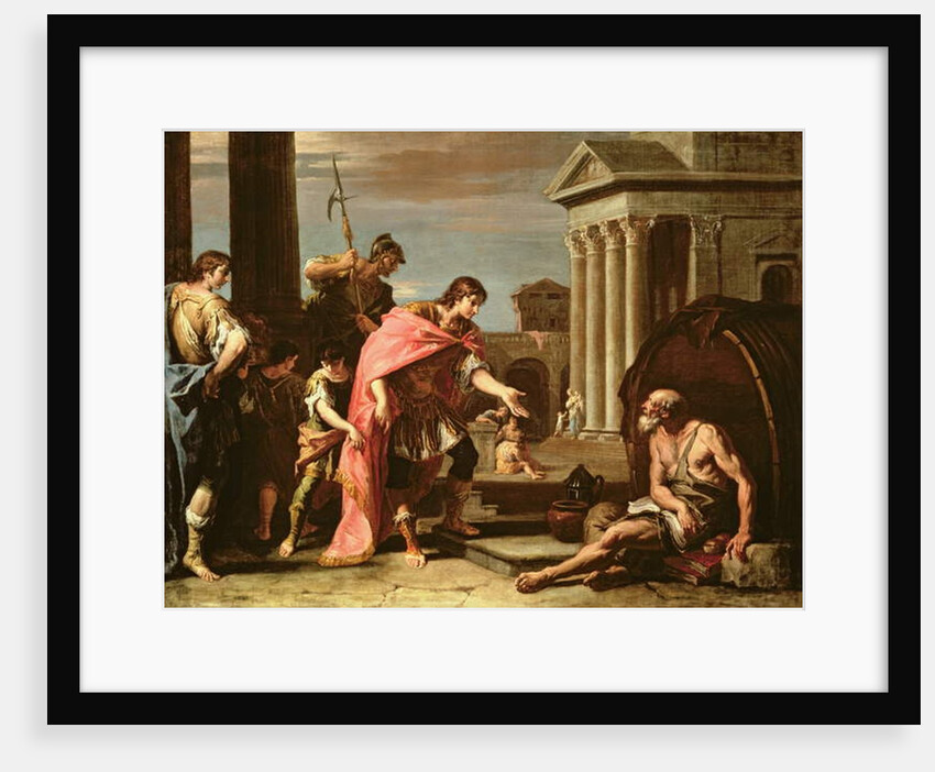 Alexander the Great Visiting Diogenes in Athens by Sebastiano Ricci