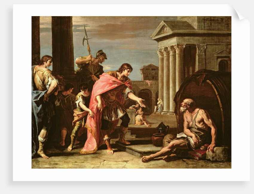 Alexander the Great Visiting Diogenes in Athens by Sebastiano Ricci