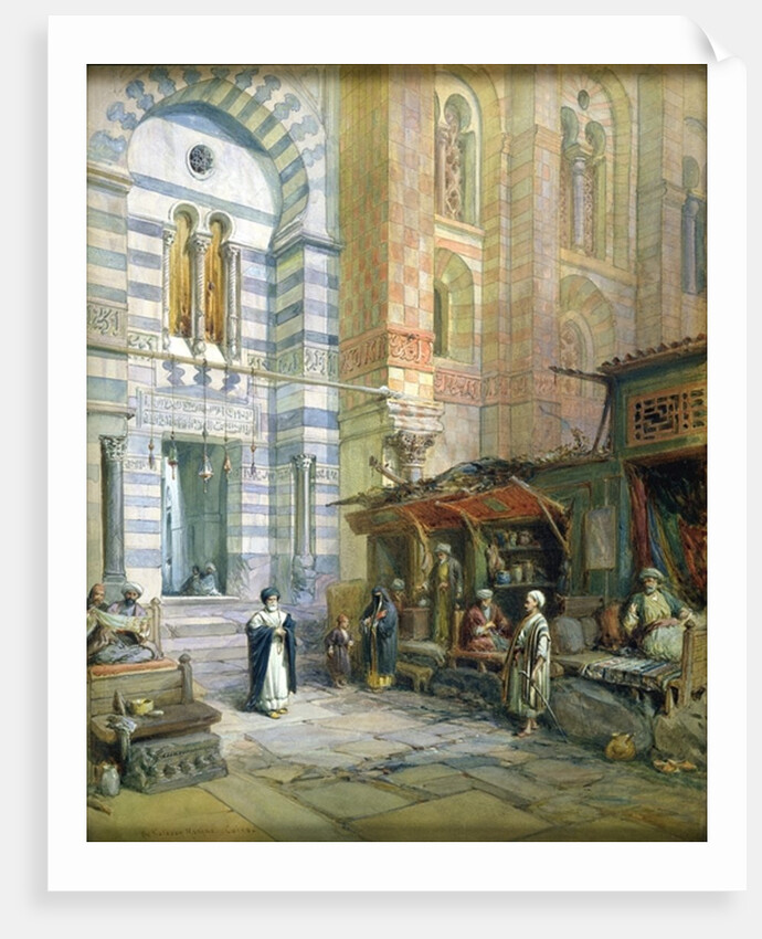 The Maristan or Mosque-Hospital of Kalaun, Cairo, 1882 by William 'Crimea' Simpson