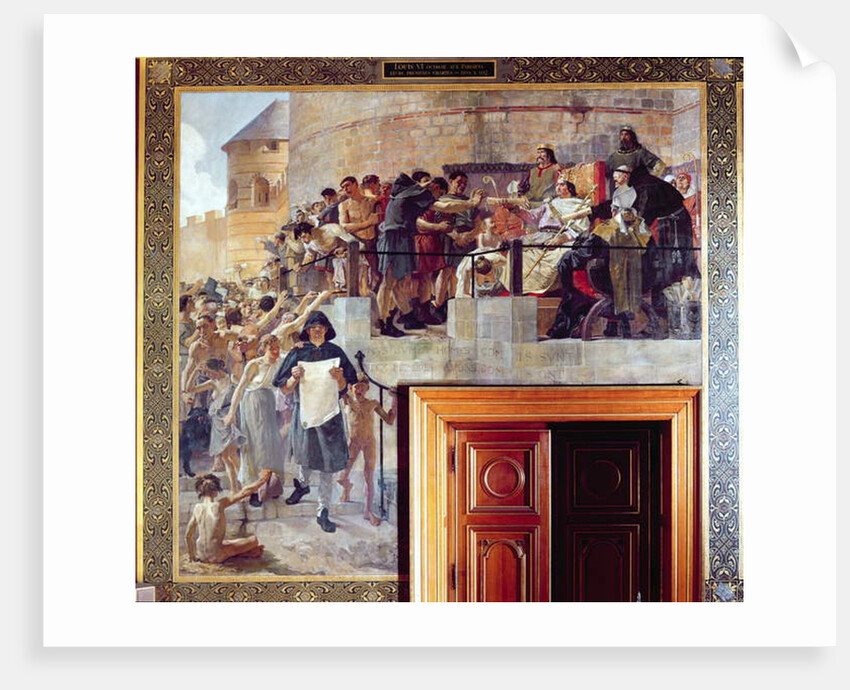 Louis Le Gros Granting the First Parisians their First Charter by Jean Paul Laurens