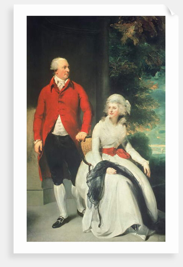 Mr John Julius Angerstein and his Second Wife, Eliza Payne, 1792 by Thomas Lawrence