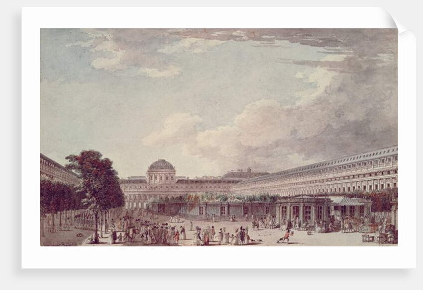 Le Palais Philippe Egalite, Le Palais Royal, 1791 by Jean Lespinasse