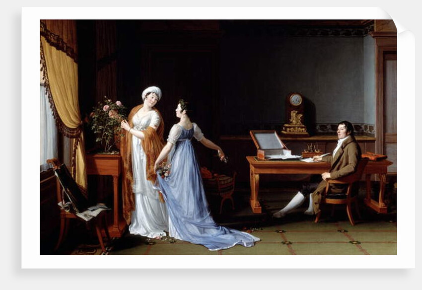 Count de la Foret with his Wife and Daughter, 1804 by Francois Andre Vincent