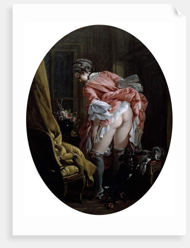 The Raised Skirt, 1742 by Francois Boucher