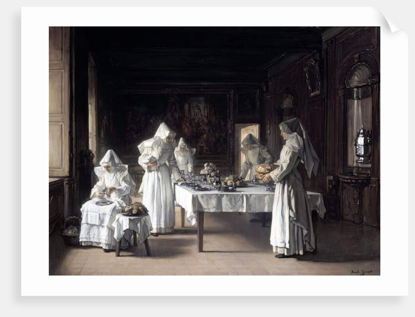 Lunchtime at the Hospice at Beaune by Joseph Bail