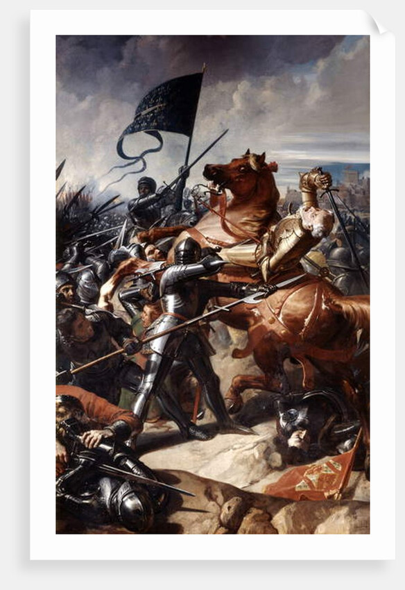 Battle of Castillon, 17th July 1453, 1838 by Charles-Philippe Lariviere