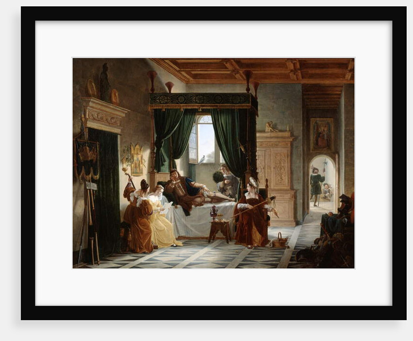 The Convalesence of Bayard, 1816-17 by Pierre Henri Revoil