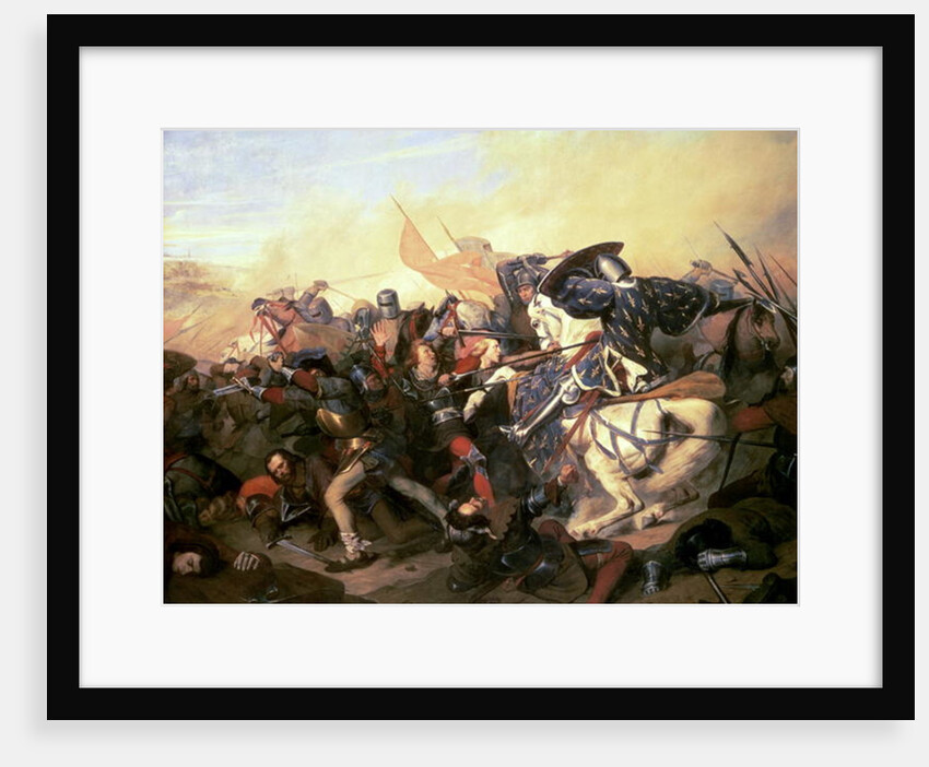 The Battle of Cassel on 23rd August 1328 by Henry Scheffer