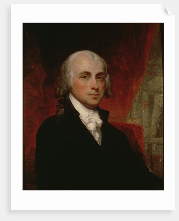 Portrait of James Madison by George Peter Alexander Healy