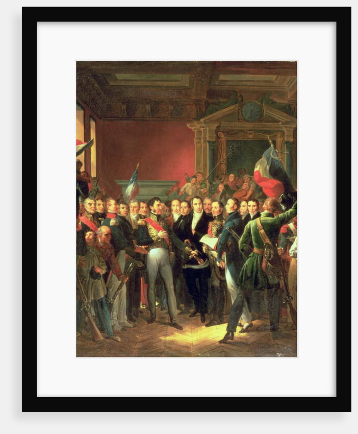 The Reading of the Declaration of Deputies, 1830 by Francois Pascal Simon Baron Gerard