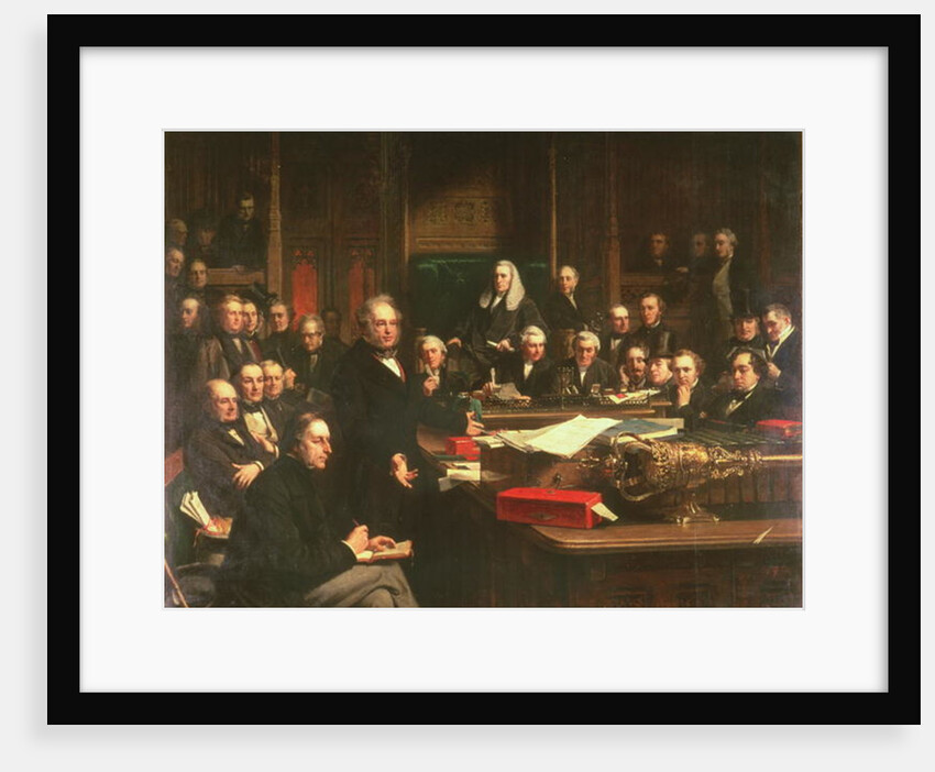 Lord Palmerston Addressing the House of Commons During the Debates on the Treaty of France in February 1860, 1863 by John Phillip