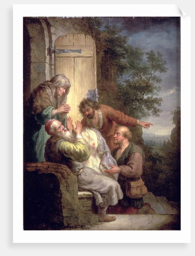 Jacob presented with Joseph's coat by Balthasar Beschey