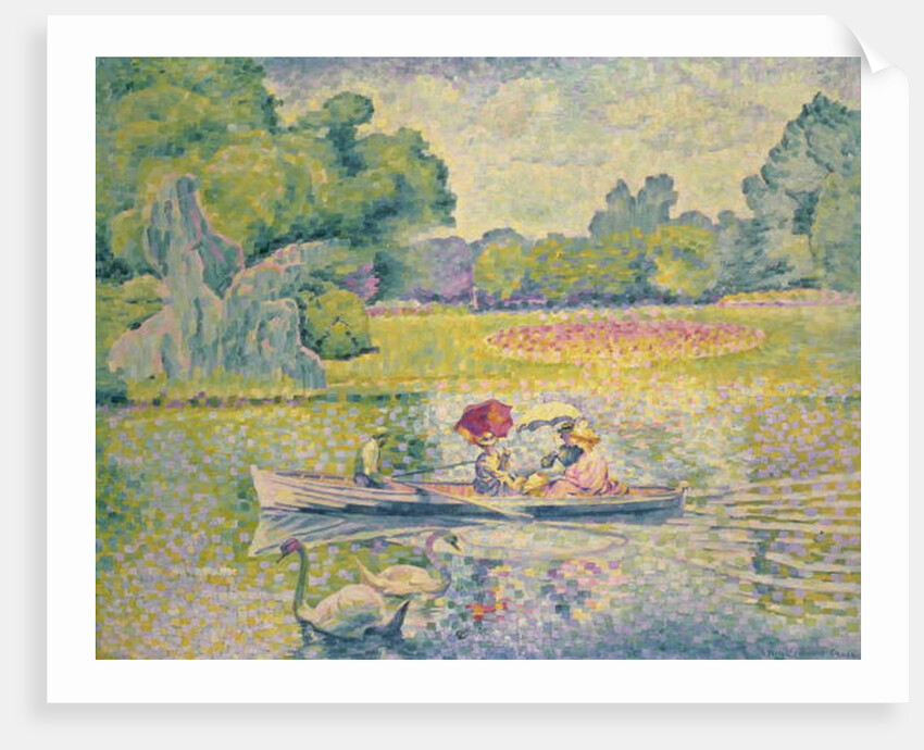 The Promenade in the Bois de Boulogne, c.1906 by Henri-Edmond Cross