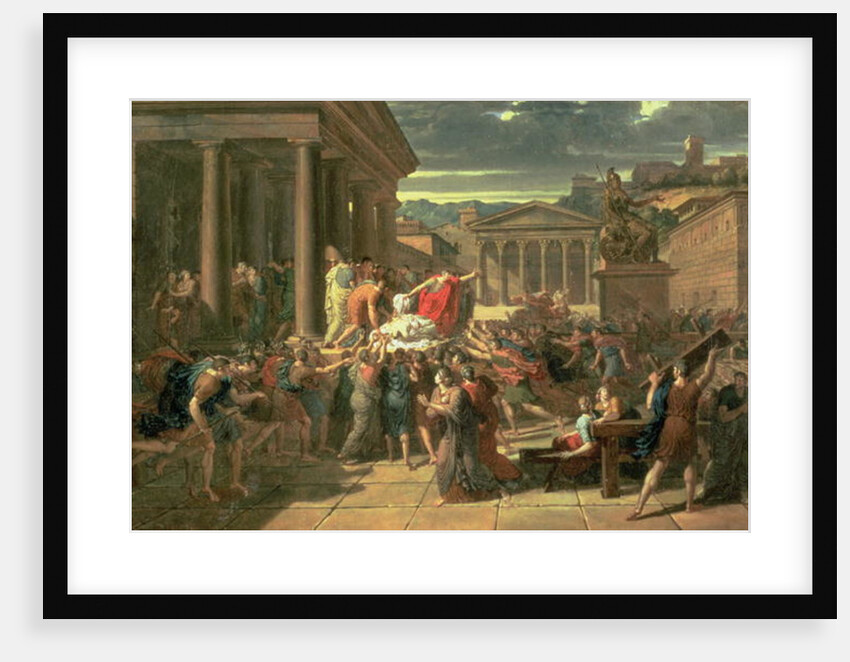 The Death of Caesar by Guillaume Lethiere