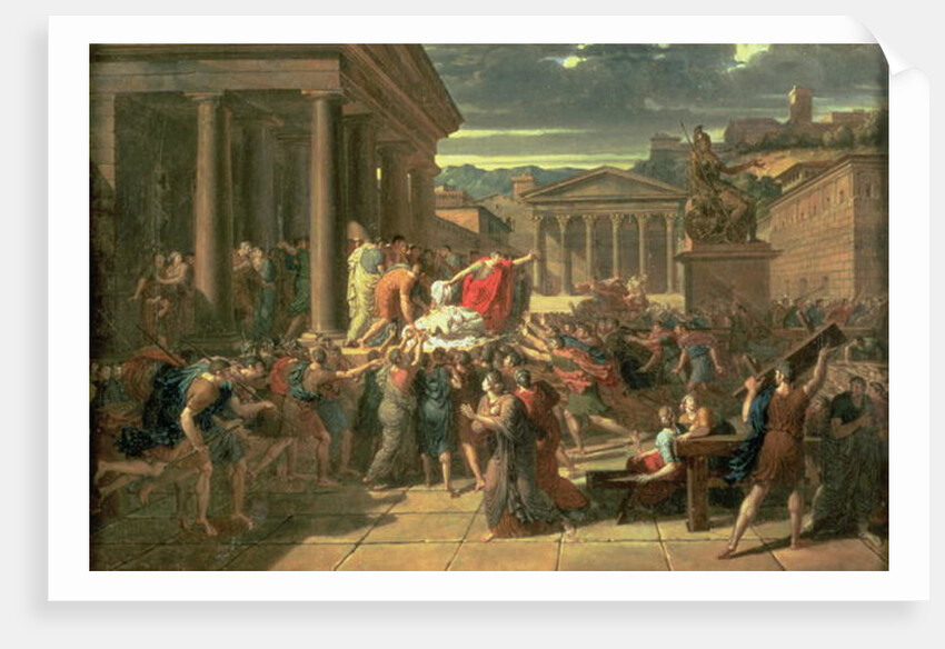 The Death of Caesar by Guillaume Lethiere