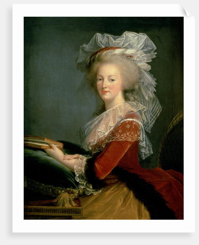 Portrait of Marie Antoinette by Elisabeth Louise Vigee-Lebrun