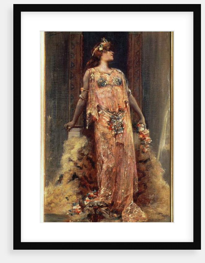Sarah Bernhardt in the role of Cleopatra by Georges Clairin