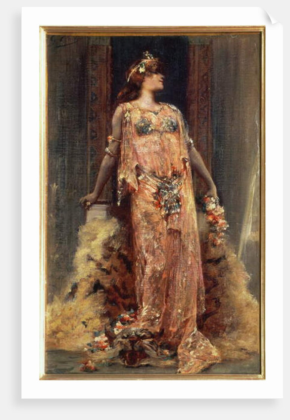 Sarah Bernhardt in the role of Cleopatra by Georges Clairin