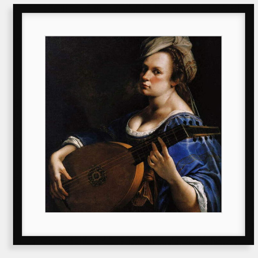Self-Portrait as a Lute Player, c.1615-18 by Artemisia Gentileschi