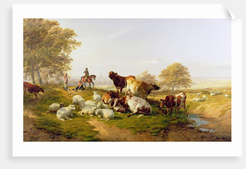 An Evening Repose by Thomas Sidney Cooper