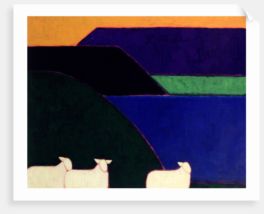 Fjord Snaefellness, 1999 by Eithne Donne