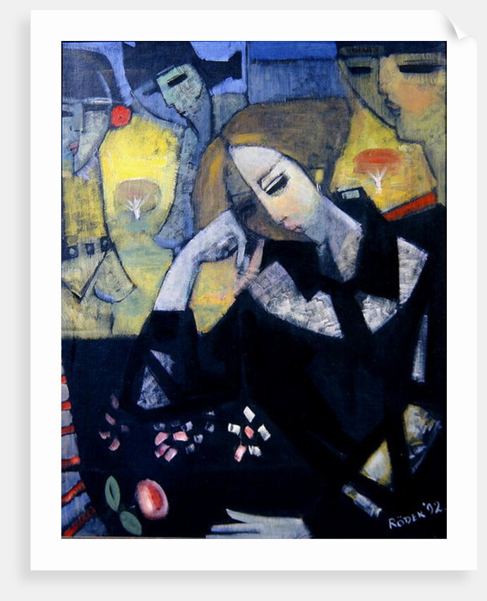 Amy in the Studio, 1992 by Endre Roder