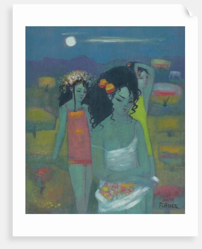 Gathering Fruit by Endre Roder