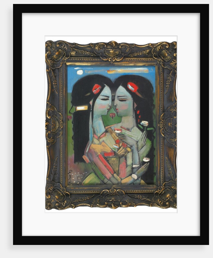 Two Girls from Y, 1993 by Endre Roder