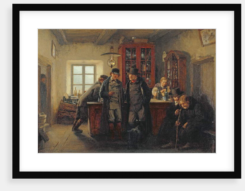 Peasants in the Pub by Oskar Hoffmann