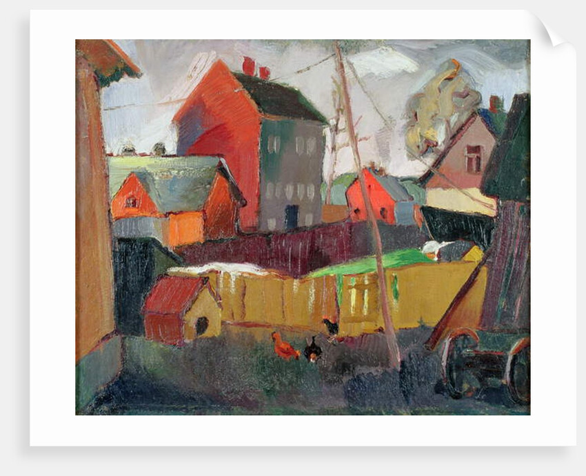 Suburb of Tartu, 1928-30 by Kaarel Liimand