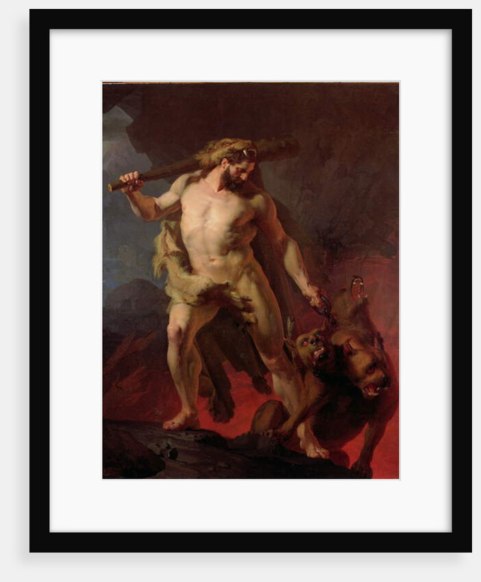Hercules Removes Cerberus from the Gates of Hell, 1855 by Johann Koler