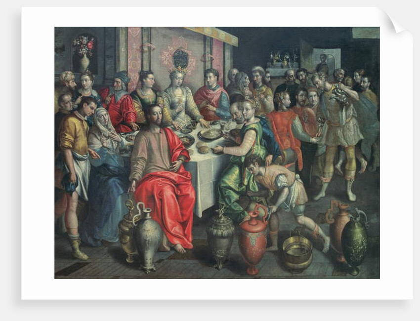 The Marriage at Cana, 1597 by Maarten de Vos