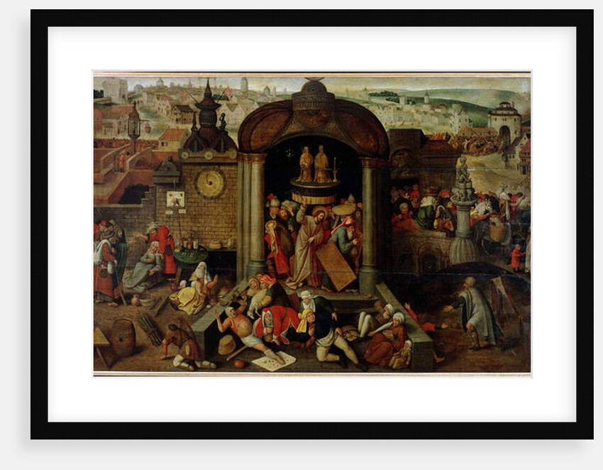 Christ Driving the Traders from the Temple, early 17th century by Jan the Elder Brueghel