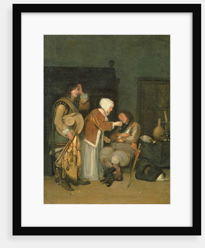 Letter to a Sleeping Soldier by Dutch School