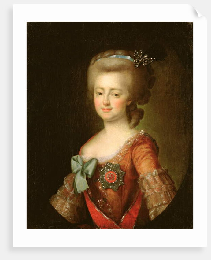 Portrait of Grand Duchess Maria Fyodorovna c.1780-90 by Dmitri Grigor'evich Levitsky