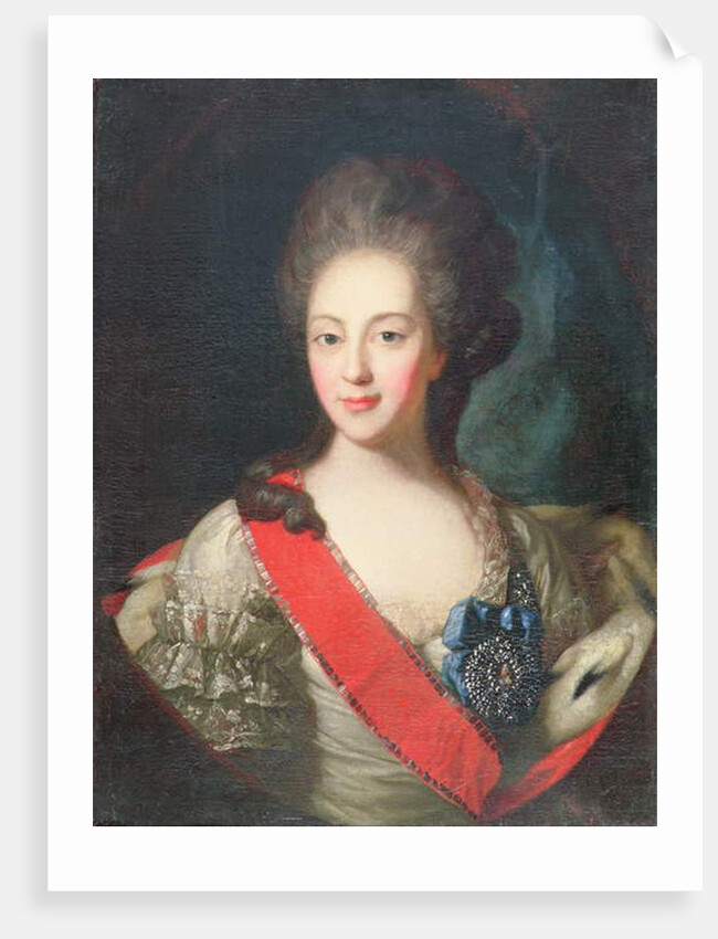 Portrait of Countess Yekaterina Orlova by Fedor Stepanovich Rokotov