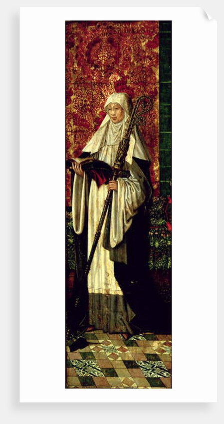 St. Gertrude by Master of the Legend of St. Lucy