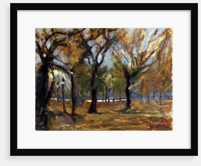 Gas Lights in Hyde Park, 1992 by Patricia Espir