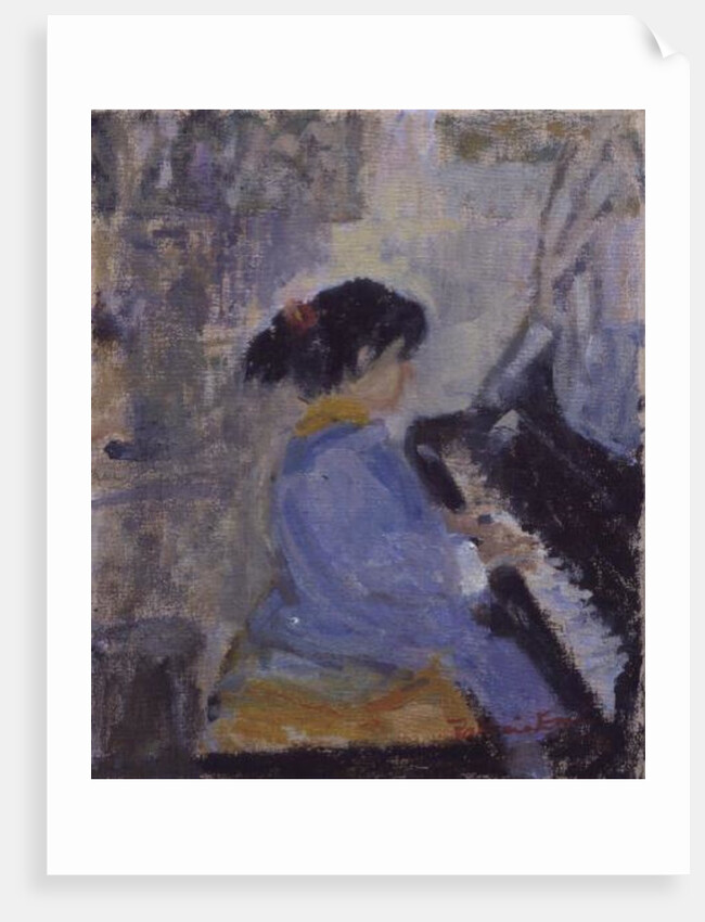At The Piano, 1994 by Patricia Espir