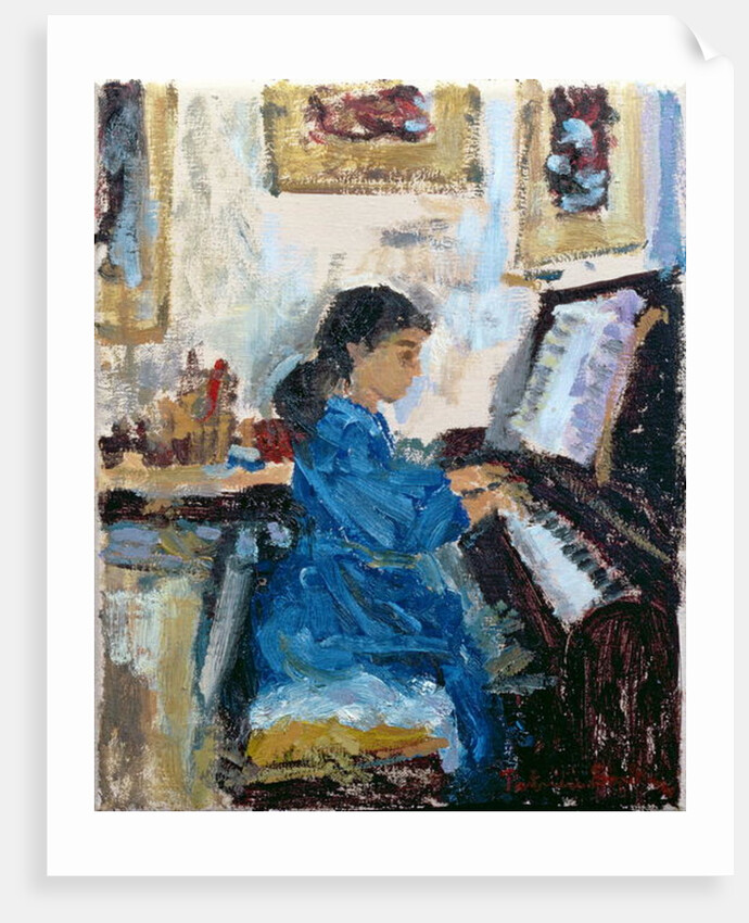 Practising, 1994 by Patricia Espir