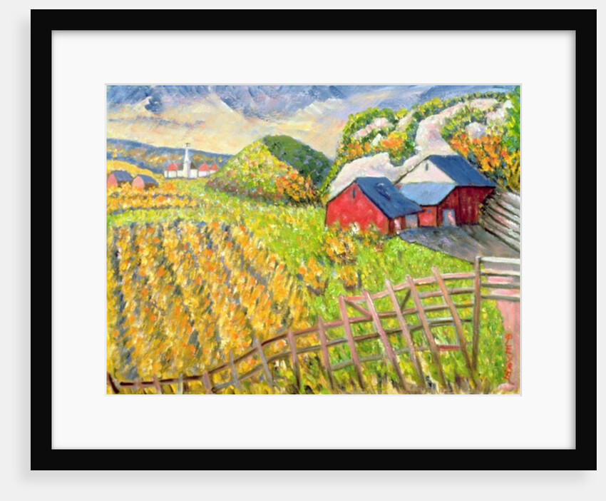 Wheat Harvest, Kamouraska, Quebec by Patricia Eyre