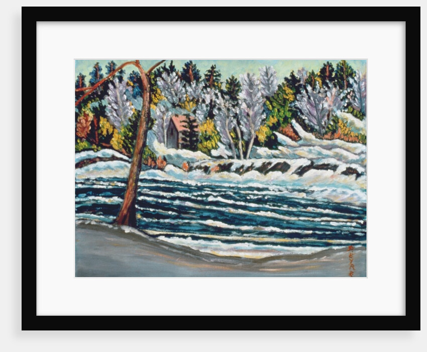Winter Thaw, Gatineau River by Patricia Eyre