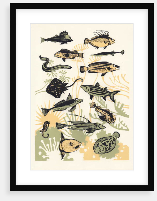 Peach Seaweed Fish, 2015 by Eliza Southwood